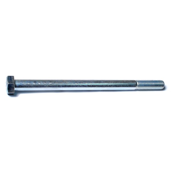 Midwest Fastener Grade 2, 1/2"-13 Hex Head Cap Screw, Zinc Plated Steel, 7-1/2 in L, 25 PK 00116
